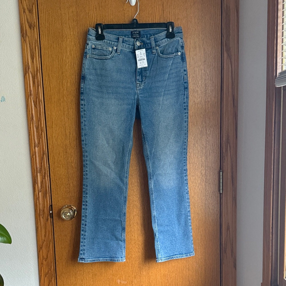 J. Crew Women's Straight Leg Jeans in Classic Blue 26 inch inseam